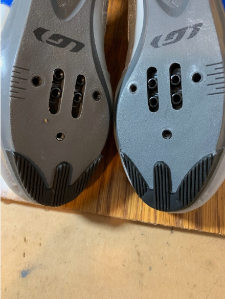 Louis Garneau Silver Cycling Shoes 39EU/7US