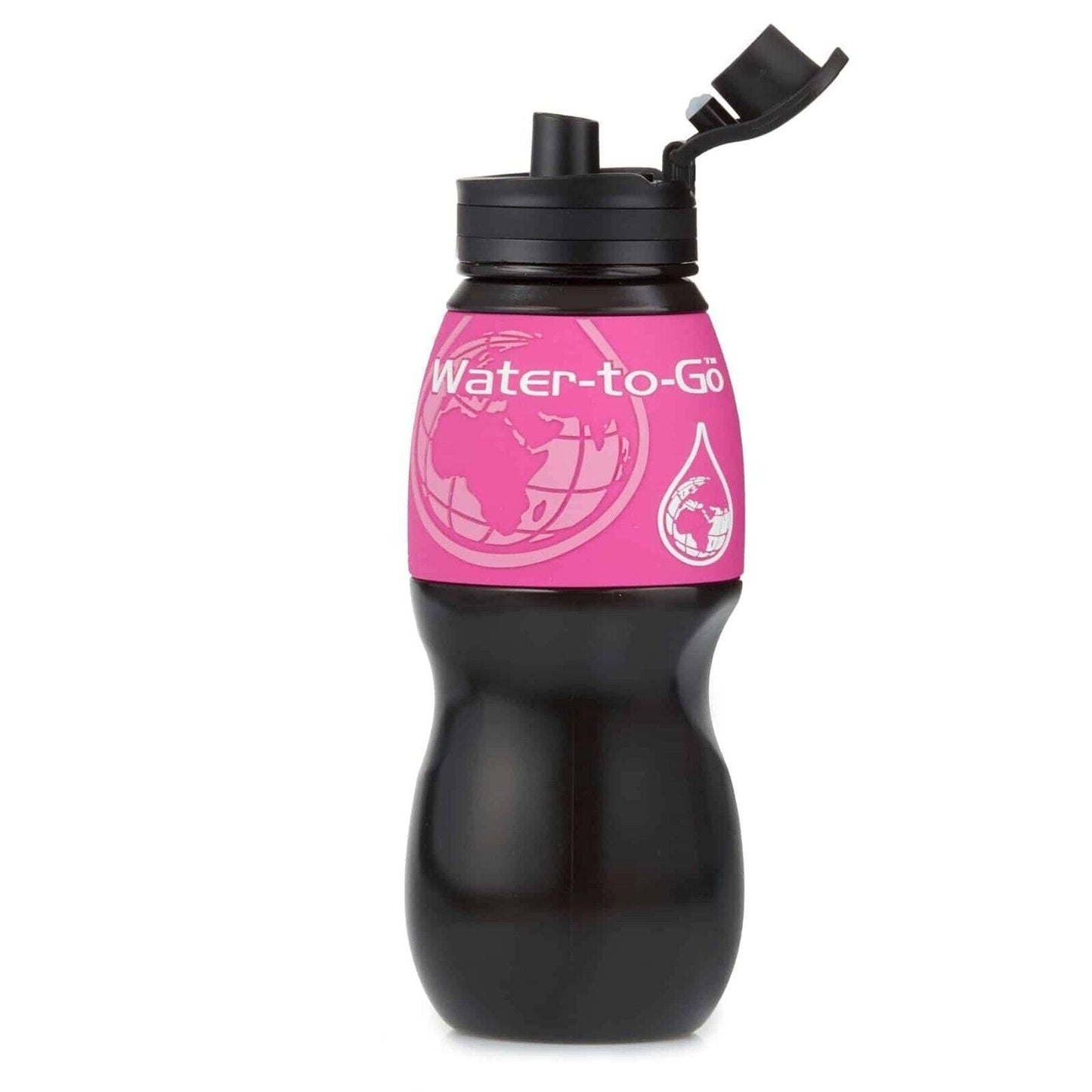 WatertoGo 75cL Water Purification Filter Bottle Removes Contaminants by 99.9%