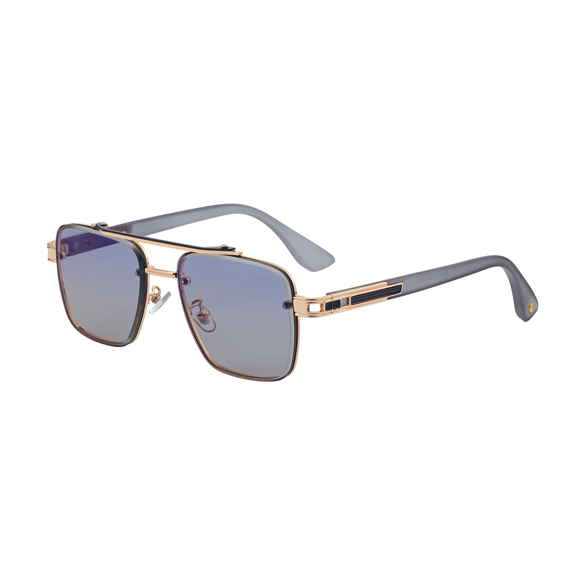 Mens Fashionable Square-frame Sunglasses
