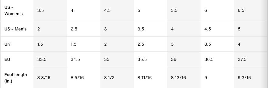 Nike Women's Clipless Shoes, Size 3.5 US