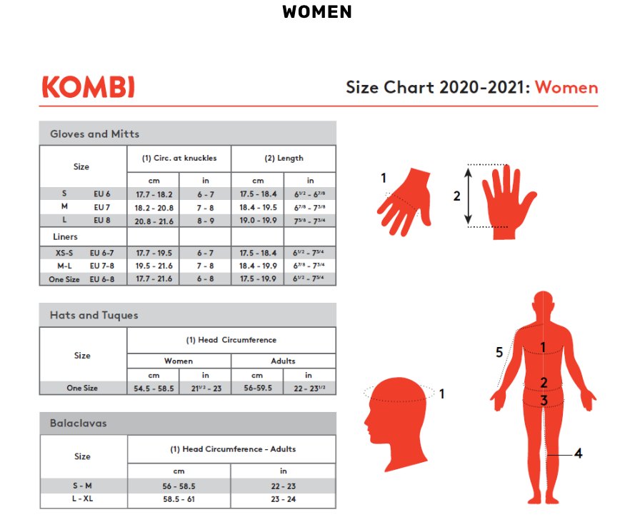 Kombi The Packable Ladies Mitt Goose Down with Waterproof Liner Size L