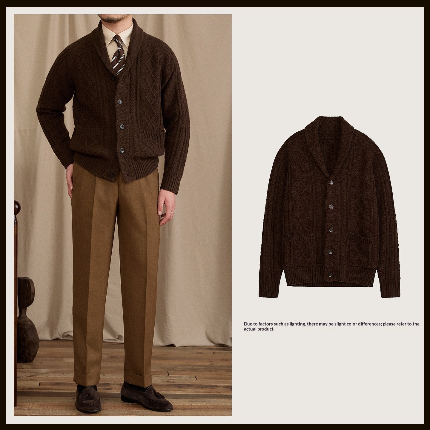 Thickened Casual Loose-fitting Solid-color Knit Base Top