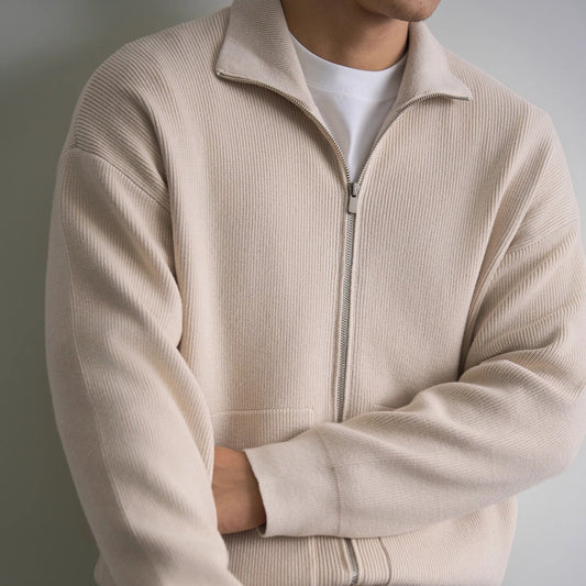 Pull-over zippé automne-hiver pour homme