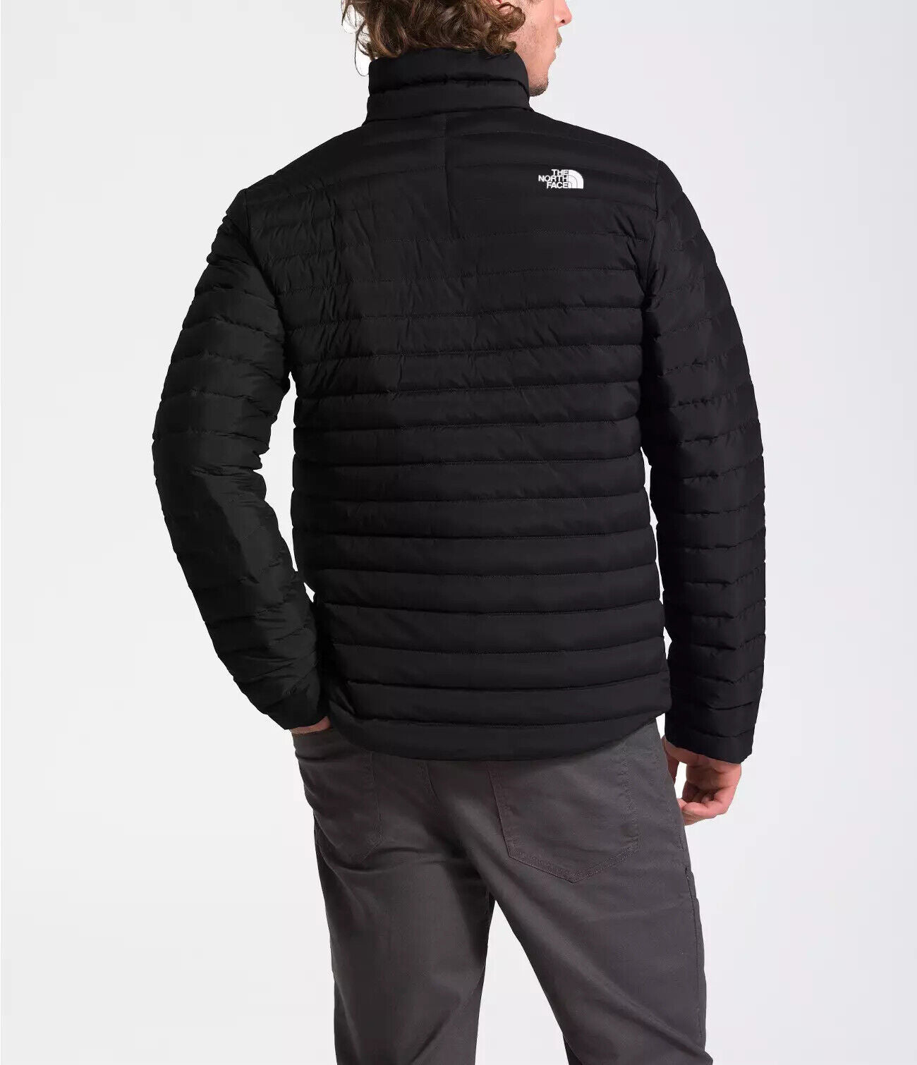 The North Face Men's Stretch Down Puffer Jacket Size XXL Packs into Pouch for Travel!