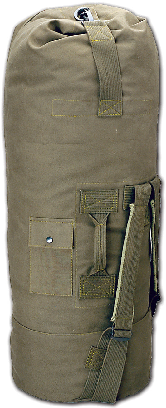 World Famous New Issue Duffle Bag with Padlock Ring Olive