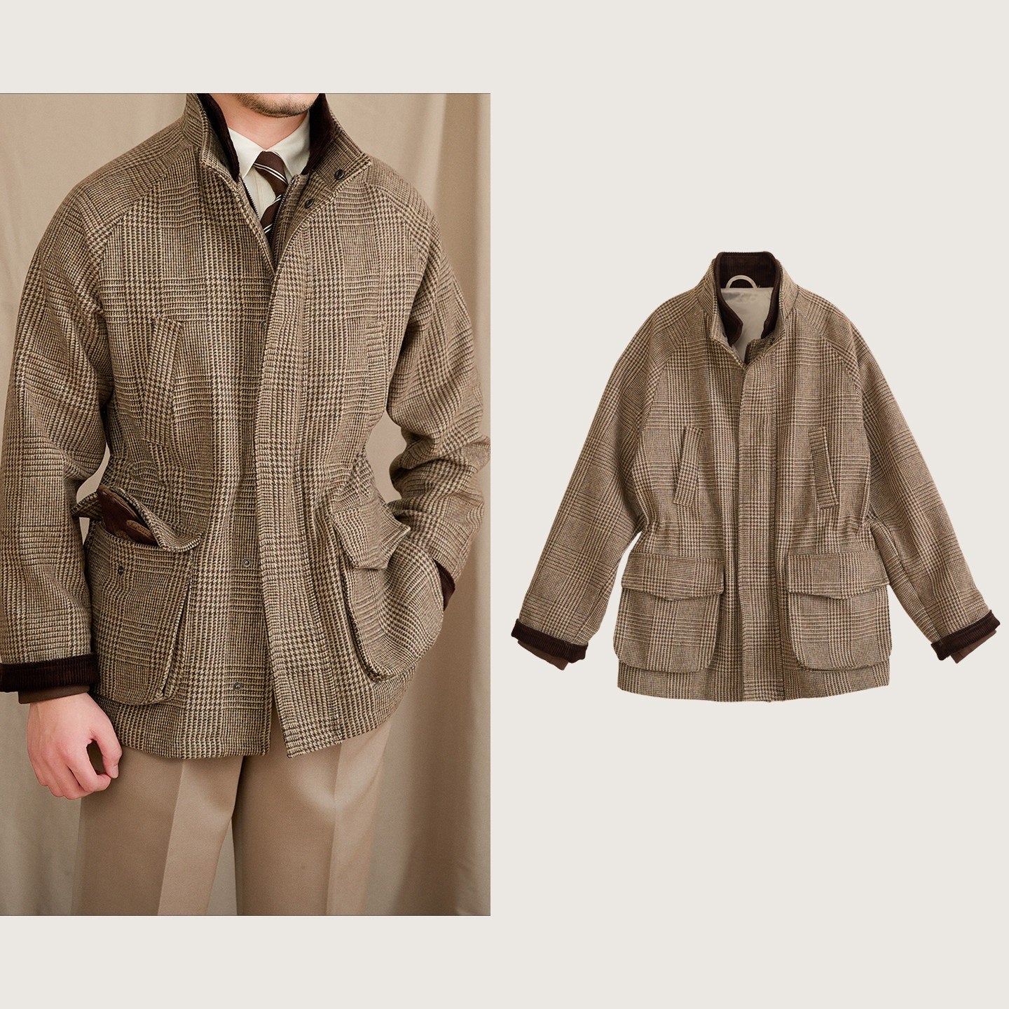 Commuter Jacket Warm Vintage Italian-style Versatile Outerwear