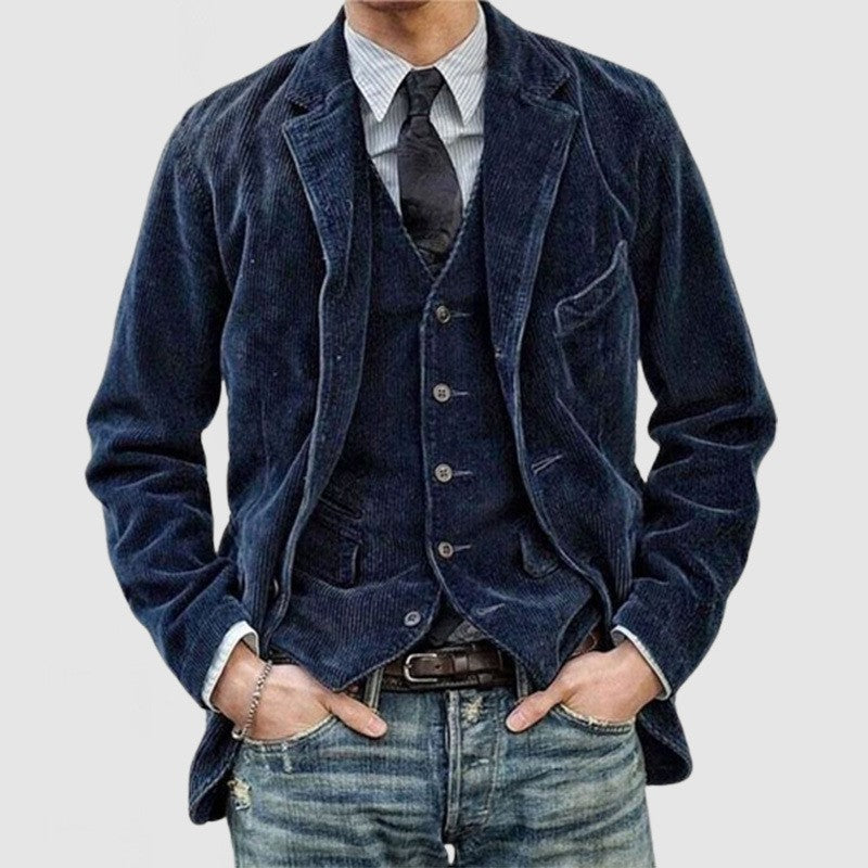 Costume pour homme au style rétro minimaliste et tendance