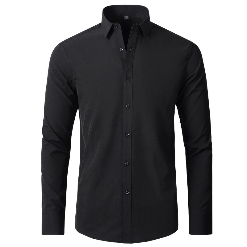 Chemise homme légère, extensible dans les quatre sens et infroissable, sans repassage