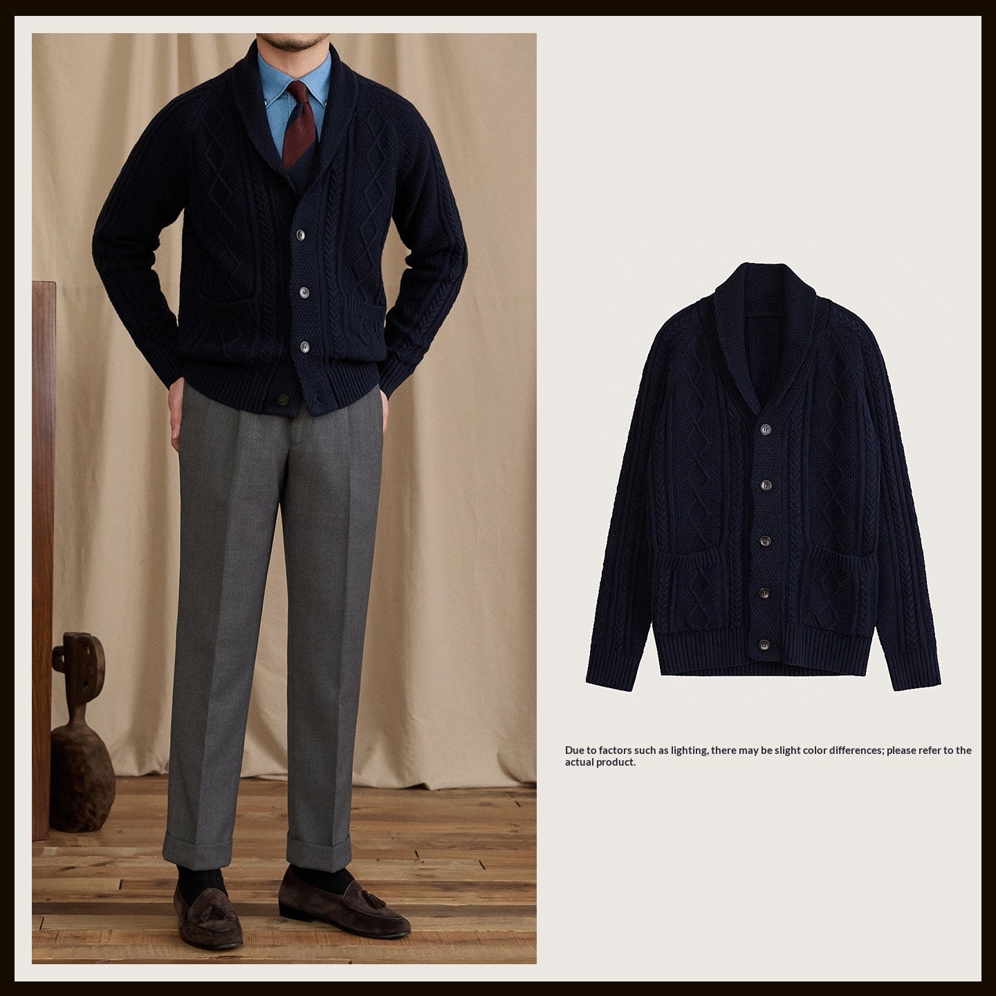 Thickened Casual Loose-fitting Solid-color Knit Base Top