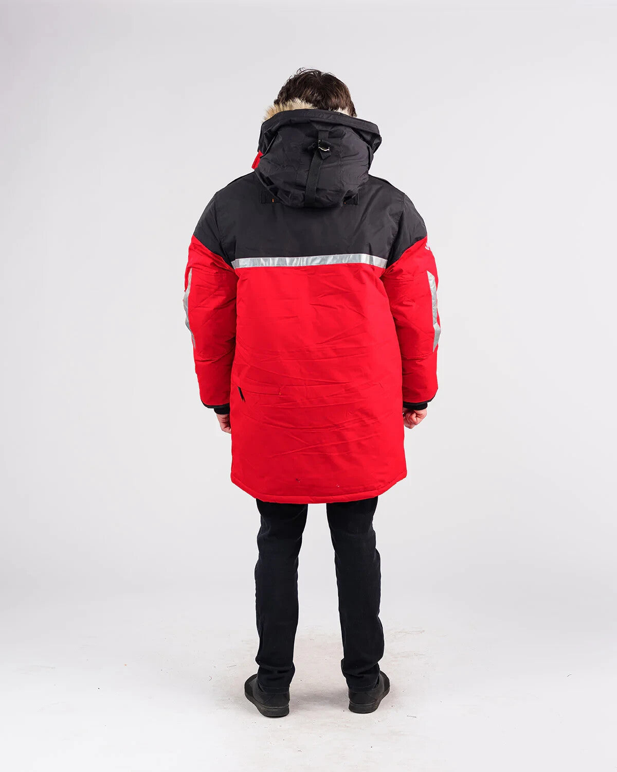 Outdoor Survival Canada OSC Mission Parka Unisex -60°C Down Parka RED Medium - ON DISPLAY