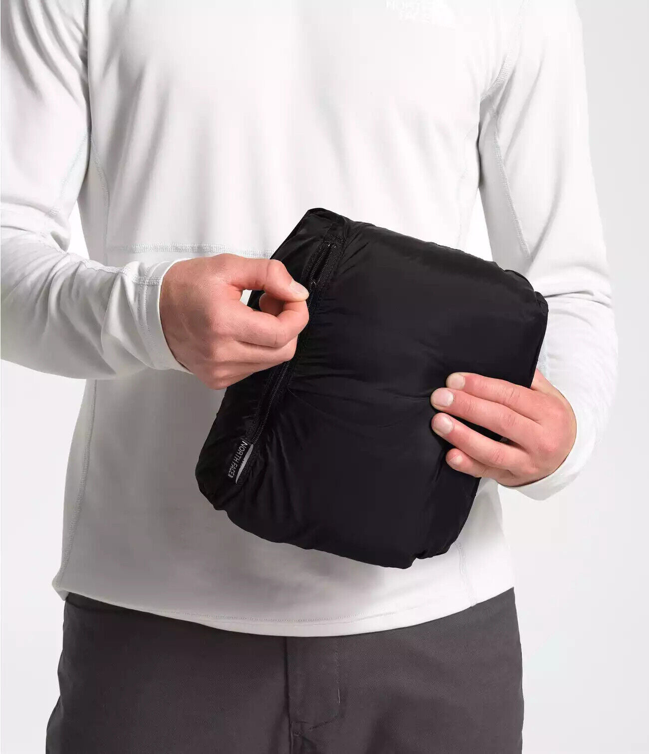 The North Face Men's Stretch Down Puffer Jacket Size XXL Packs into Pouch for Travel!