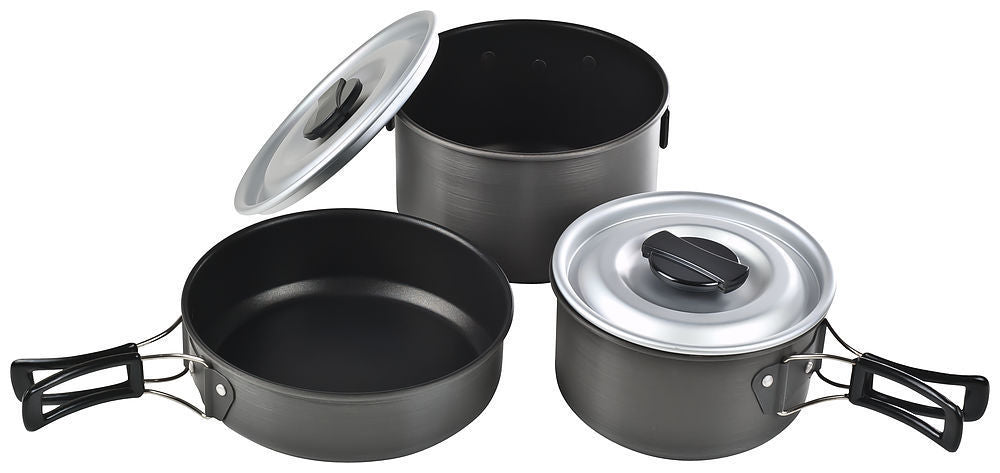 Chinook Ridge Hard Anodized Non-stick Cooksets Large