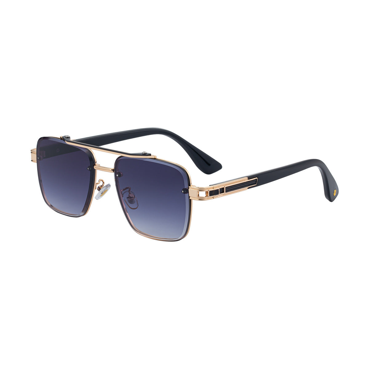 Mens Fashionable Square-frame Sunglasses